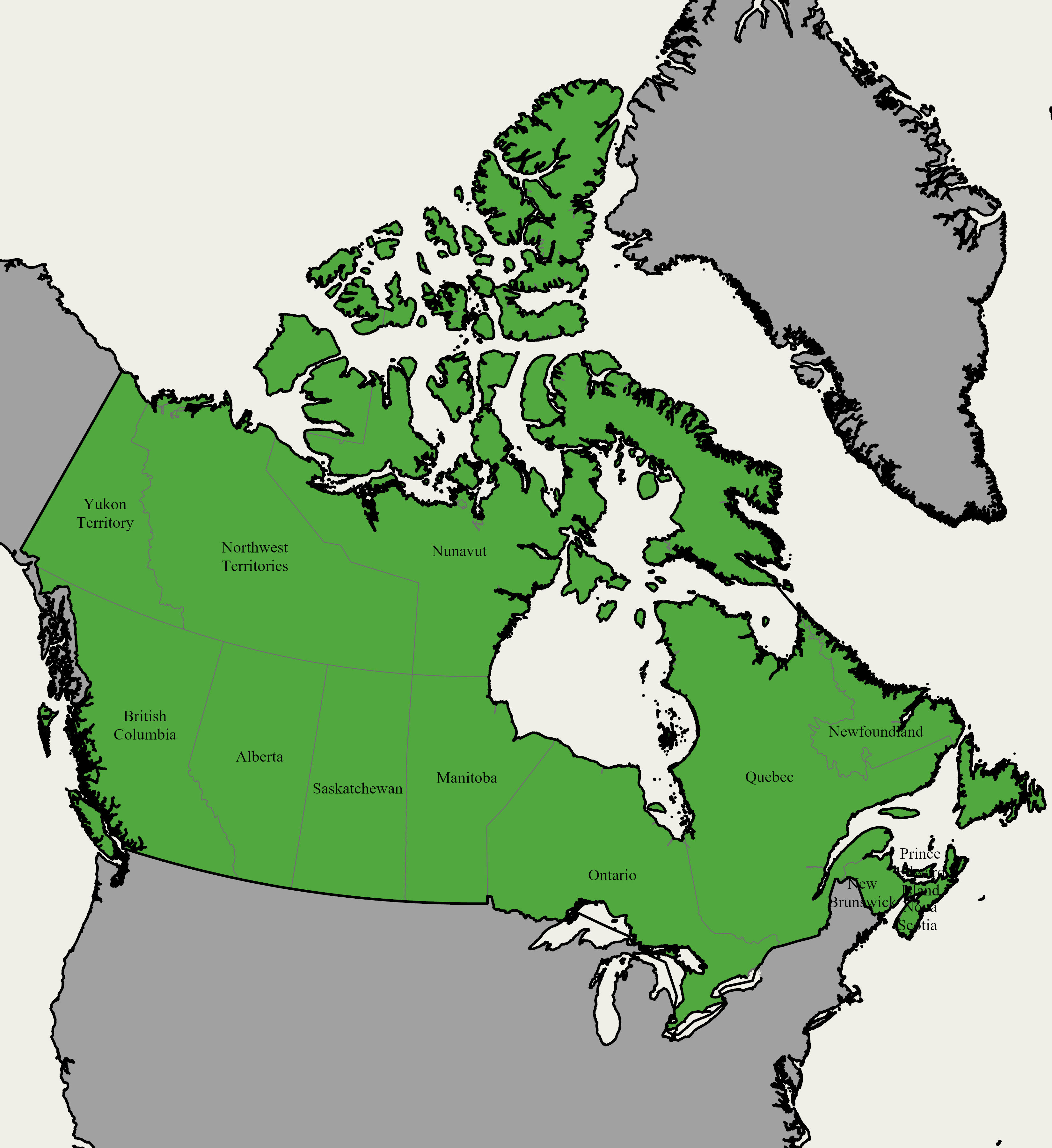 Canadian Mission Map 1919